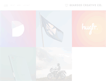 Tablet Screenshot of beardedcreative.com